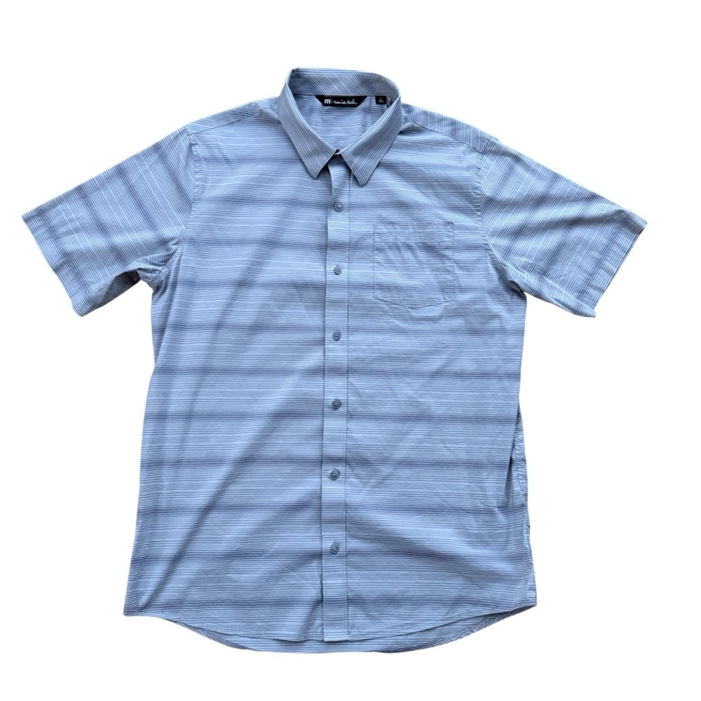 Travis Matthew Short Sleeve Button Down Shirt Size Large